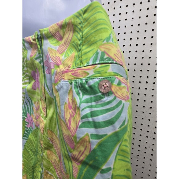 Lilly Pulitzer Womens Vtg Cynthia Botanical Garden Skirt 10 Scallop Hem Lined - Picture 3 of 6
